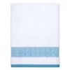 Mercer Decorative Maze Border Bath Towel