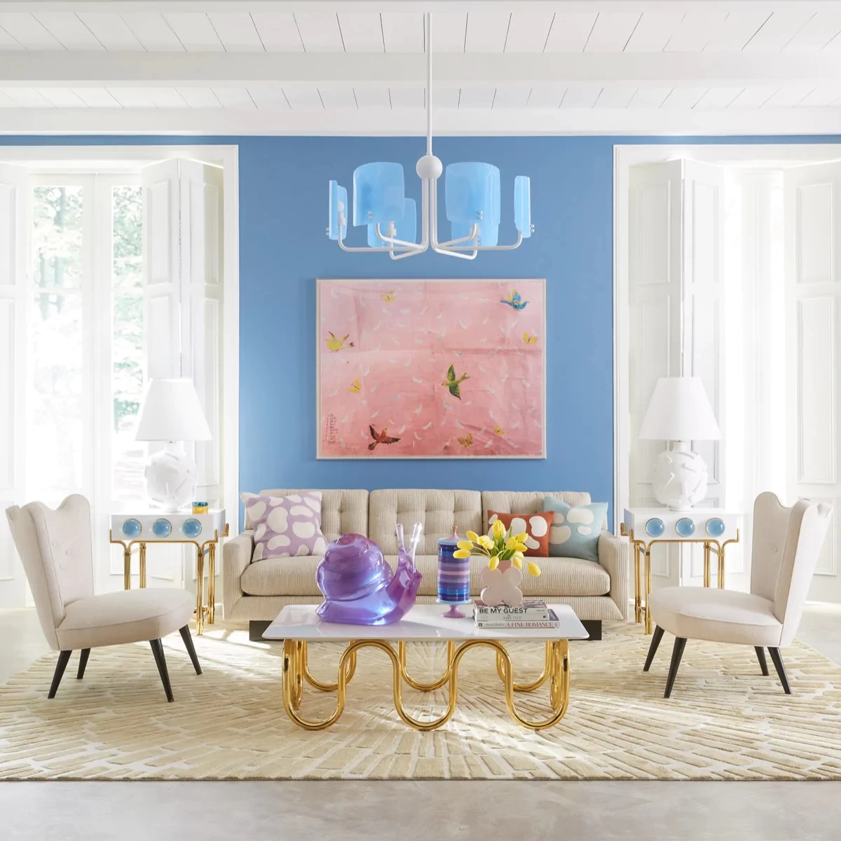 Jonathan Adler Charade Bars Table Lamp 2 Jonathan Adler Charade Bars Table Lamp - Image 2