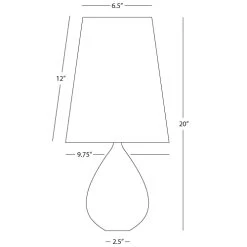 Jonathan Adler Claridge Teardrop Table Lamp
