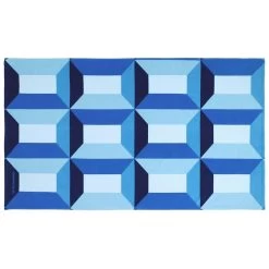Jonathan Adler Sorrento Beach Towel -Jonathan Adler Shop 5500BTWLFLT BLU 1754580 4
