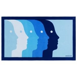 Jonathan Adler Atlas Head Beach Towel -Jonathan Adler Shop 5508BTWLFLT BLU 1754580 4