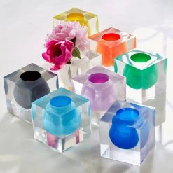 Jonathan Adler Bel Air Mini Scoop Vase In Various Colors