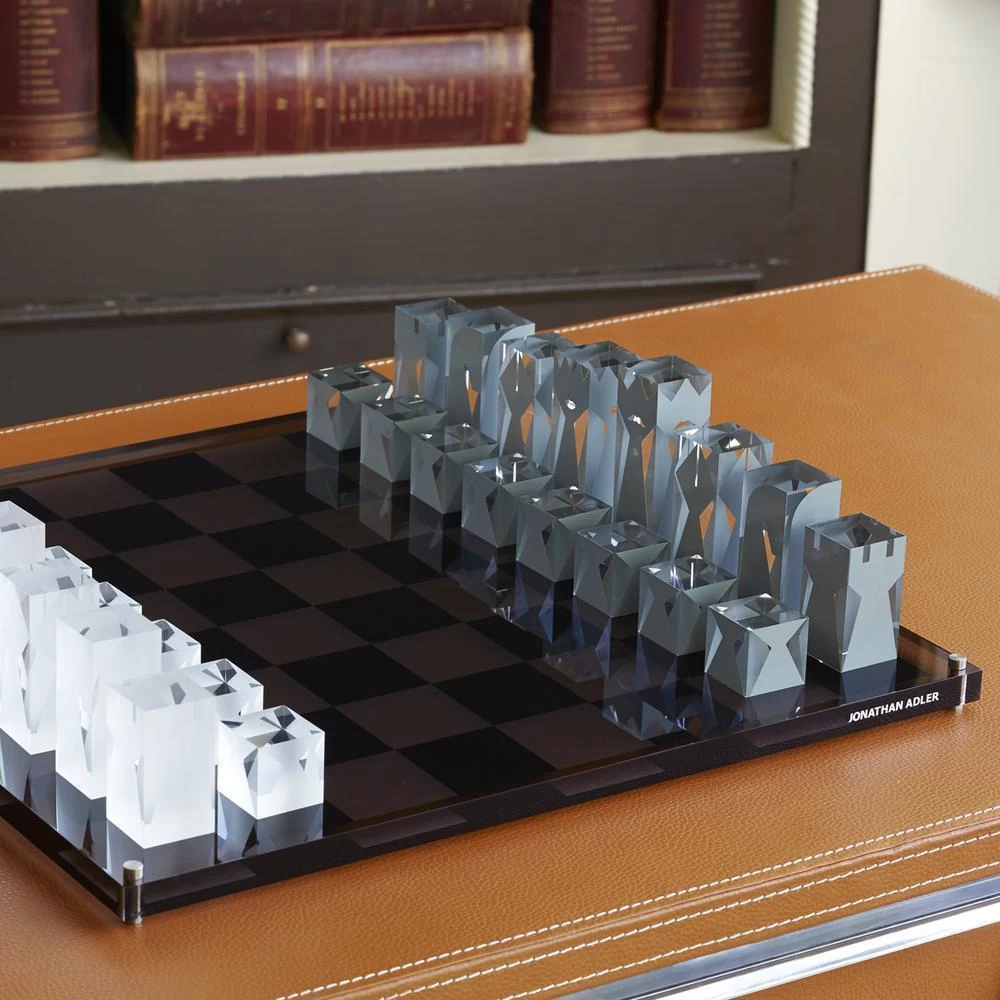 Jonathan Adler Acrylic Chess Set 7 Jonathan Adler Acrylic Chess Set - Image 7