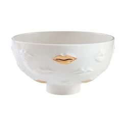 Jonathan Adler Gilded Gala Lips Bowl