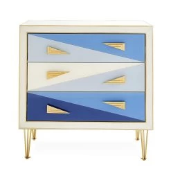 Jonathan Adler Harlequin Three-Drawer Chest -Jonathan Adler Shop Harlequin 3DrawerChest MultiBlue a x1000 a12a011d 5c78 4364 a51e 5a1df35d18ce