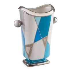 Jonathan Adler Torino Blue Fractal Vase -Jonathan Adler Shop Torino Fractal VaseBlue b