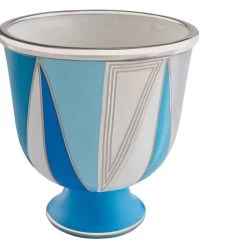 Jonathan Adler Torino Blue Triangles Bowl