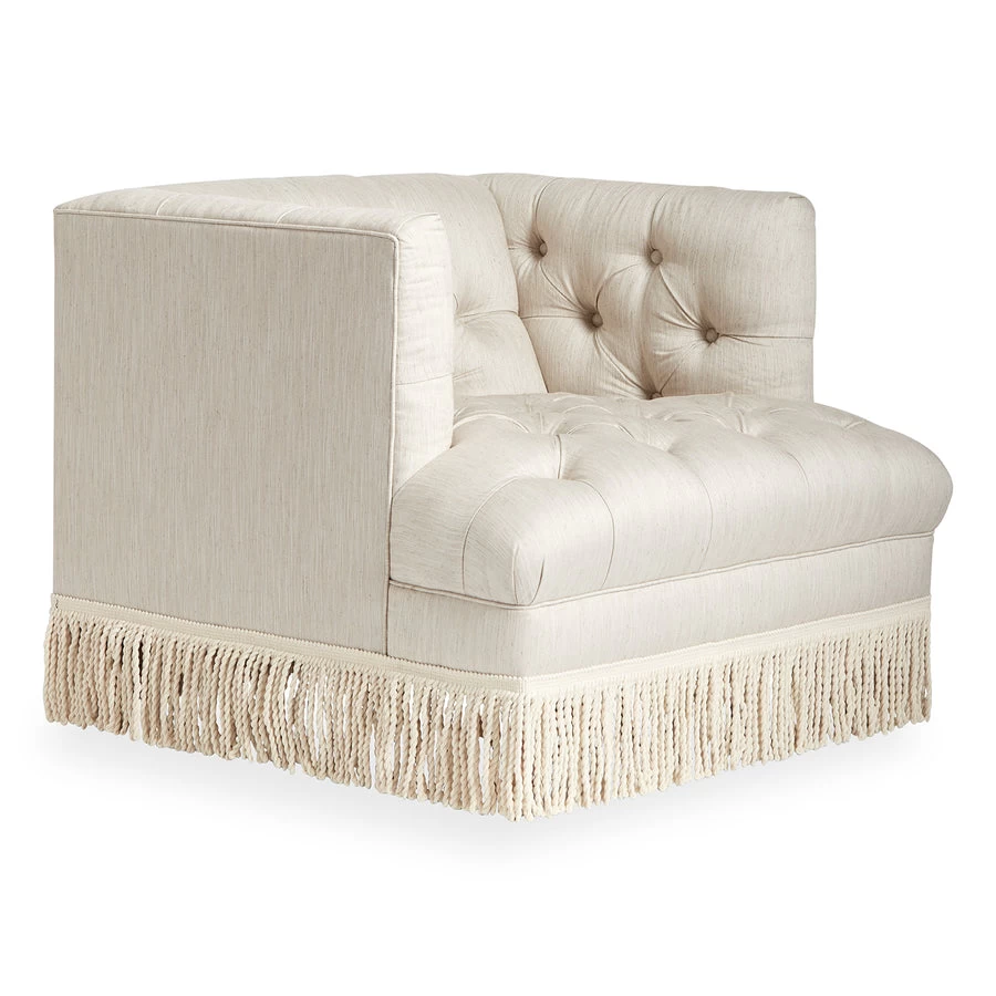Jonathan Adler Baxter Chair With Bullion Fringe 2 Jonathan Adler Baxter Chair With Bullion Fringe - Image 2