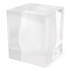 Jonathan Adler Bel Air Scoop Vase In White