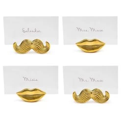 Jonathan Adler Muse Mr. & Mrs. Place Card Holder, Set Of 4 -Jonathan Adler Shop brass card tmp x1000 de25648d 80a8 4e91 8dcd 9b6fa88a1210