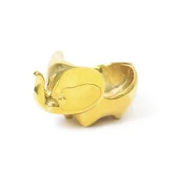 Jonathan Adler Brass Elephant Ring Bowl
