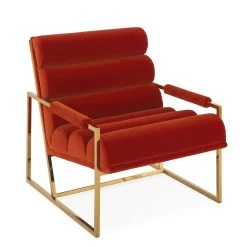 Jonathan Adler Goldfinger Channeled Dining Chair