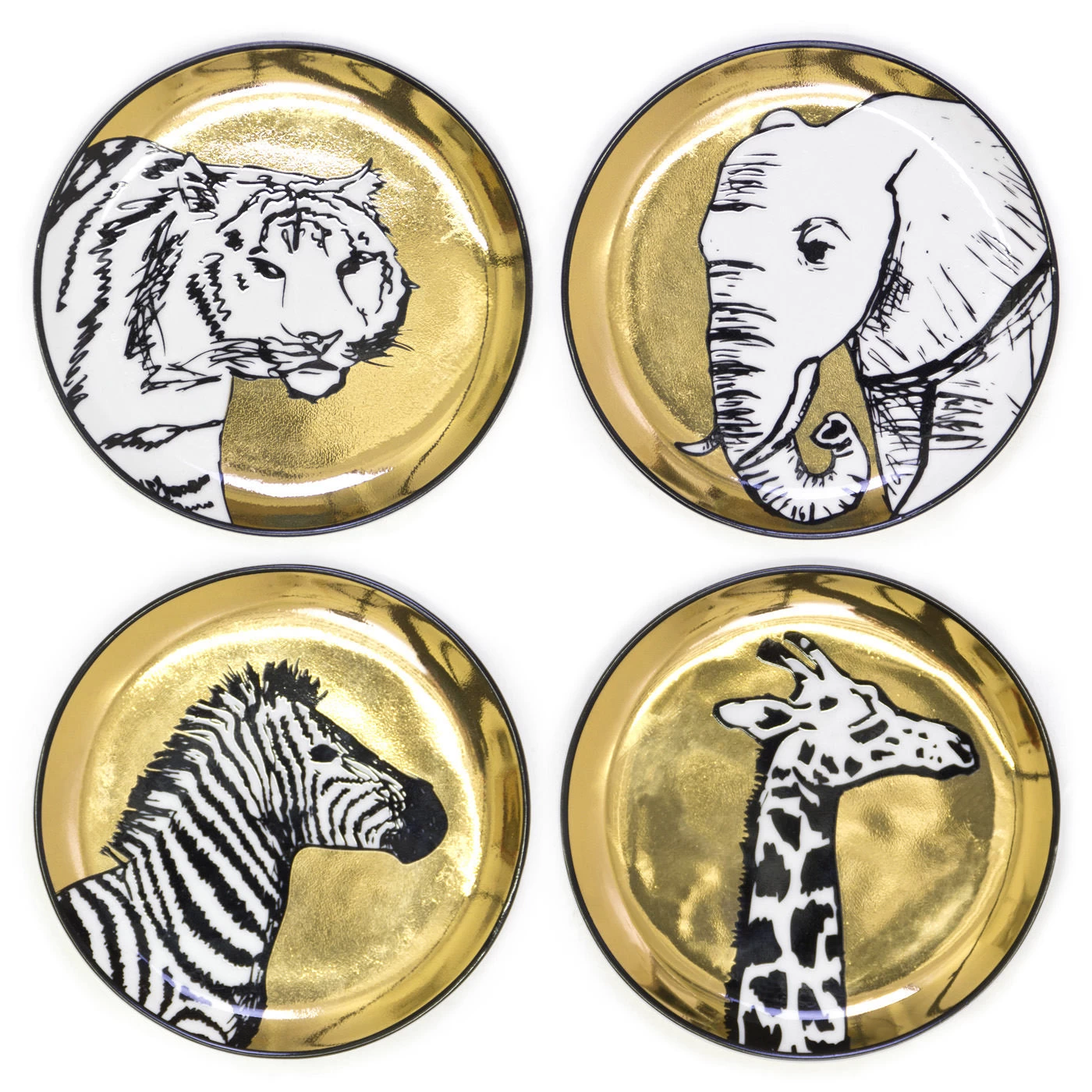 Jonathan Adler Animalia Coasters 1 Jonathan Adler Animalia Coasters