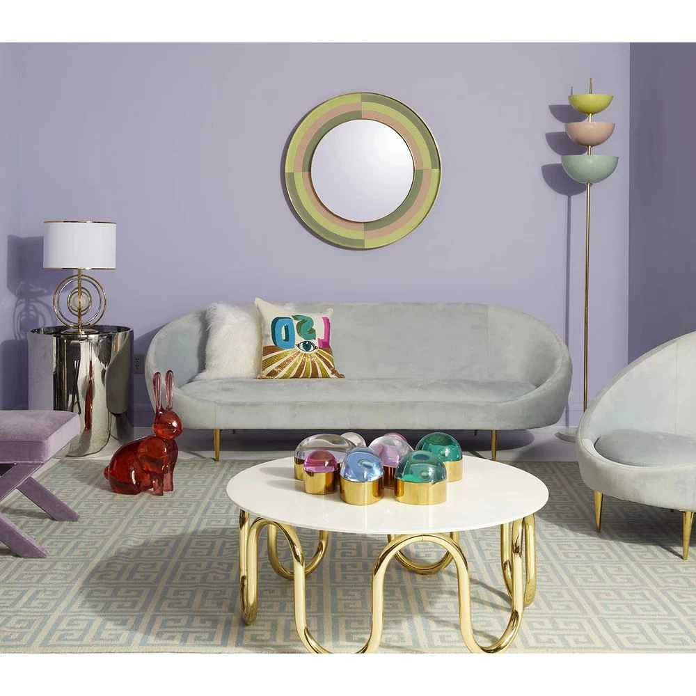 Jonathan Adler Harlequin Round Mirror 2 Jonathan Adler Harlequin Round Mirror - Image 2