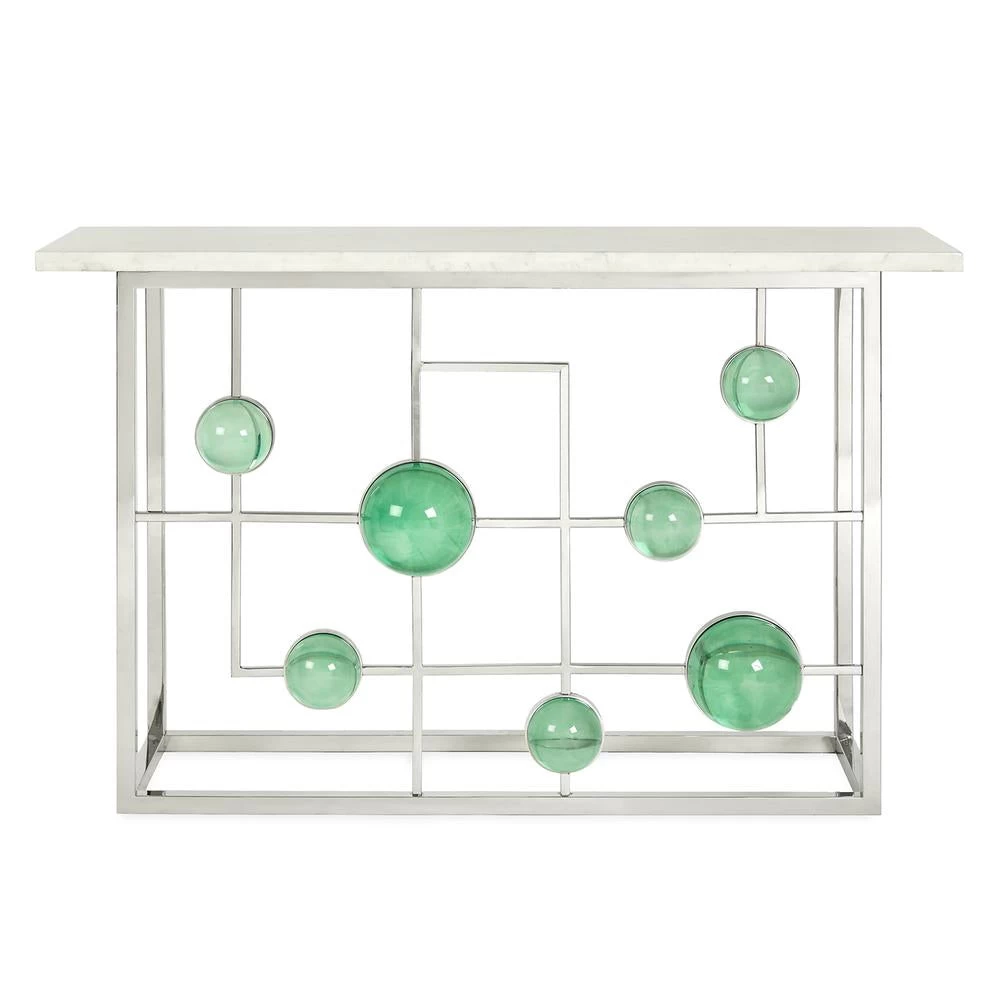Jonathan Adler Globo Fretwork Console 1 Jonathan Adler Globo Fretwork Console