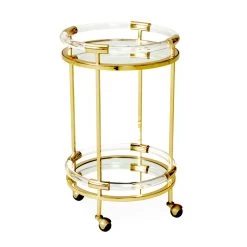 Jonathan Adler Jacques Round Bar Cart