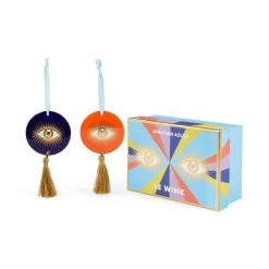 Jonathan Adler Le Wink Ornament Set