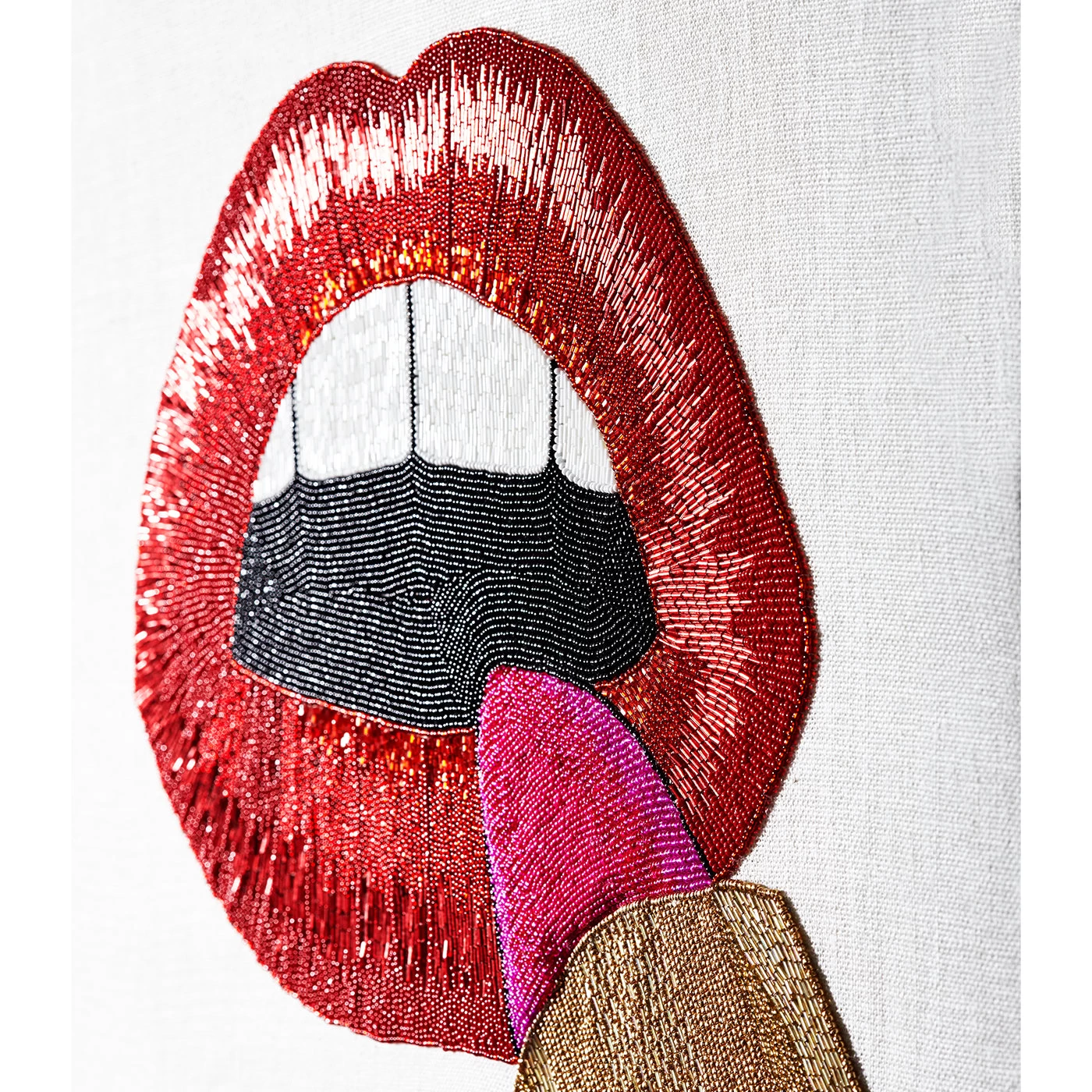 Jonathan Adler Lipstick Beaded Wall Art 2 Jonathan Adler Lipstick Beaded Wall Art - Image 2