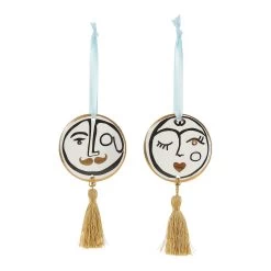 Jonathan Adler Marseilles Ornament Set (Set Of 2)
