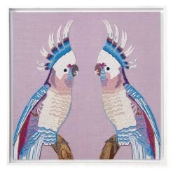 Jonathan Adler Parrots Beaded Wall Art