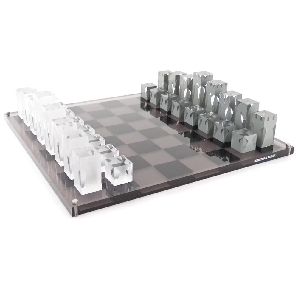 Jonathan Adler Acrylic Chess Set 1 Jonathan Adler Acrylic Chess Set