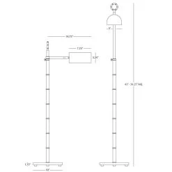 Jonathan Adler Meurice Pharmacy Floor Lamp