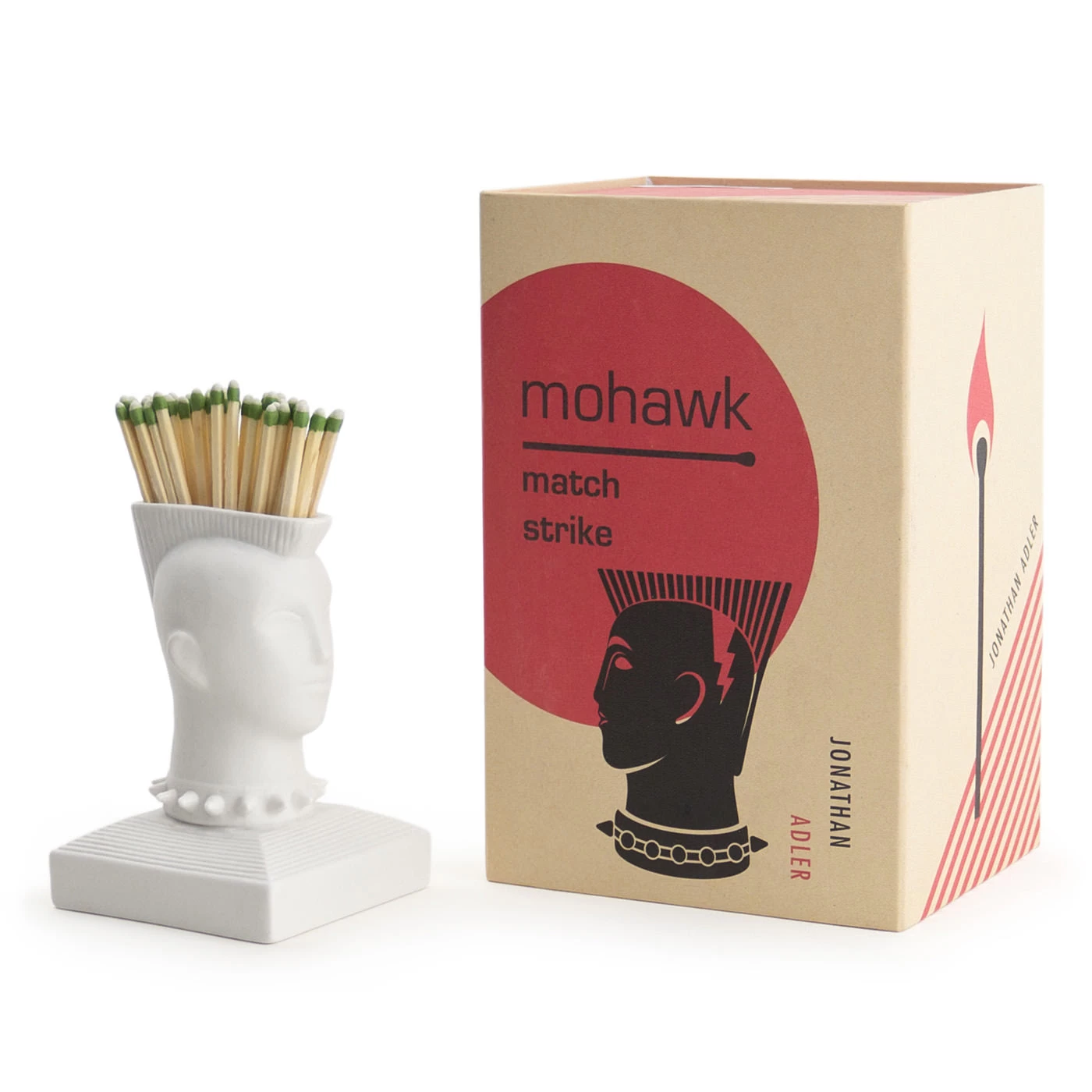 Jonathan Adler Mohawk Porcelain Match Strike 3 Jonathan Adler Mohawk Porcelain Match Strike - Image 3