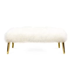 Jonathan Adler Large Mongolian Bench