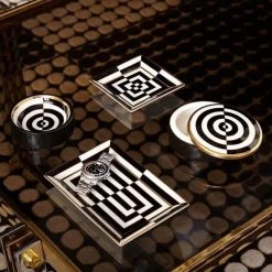 Jonathan Adler Op Art Square Tray