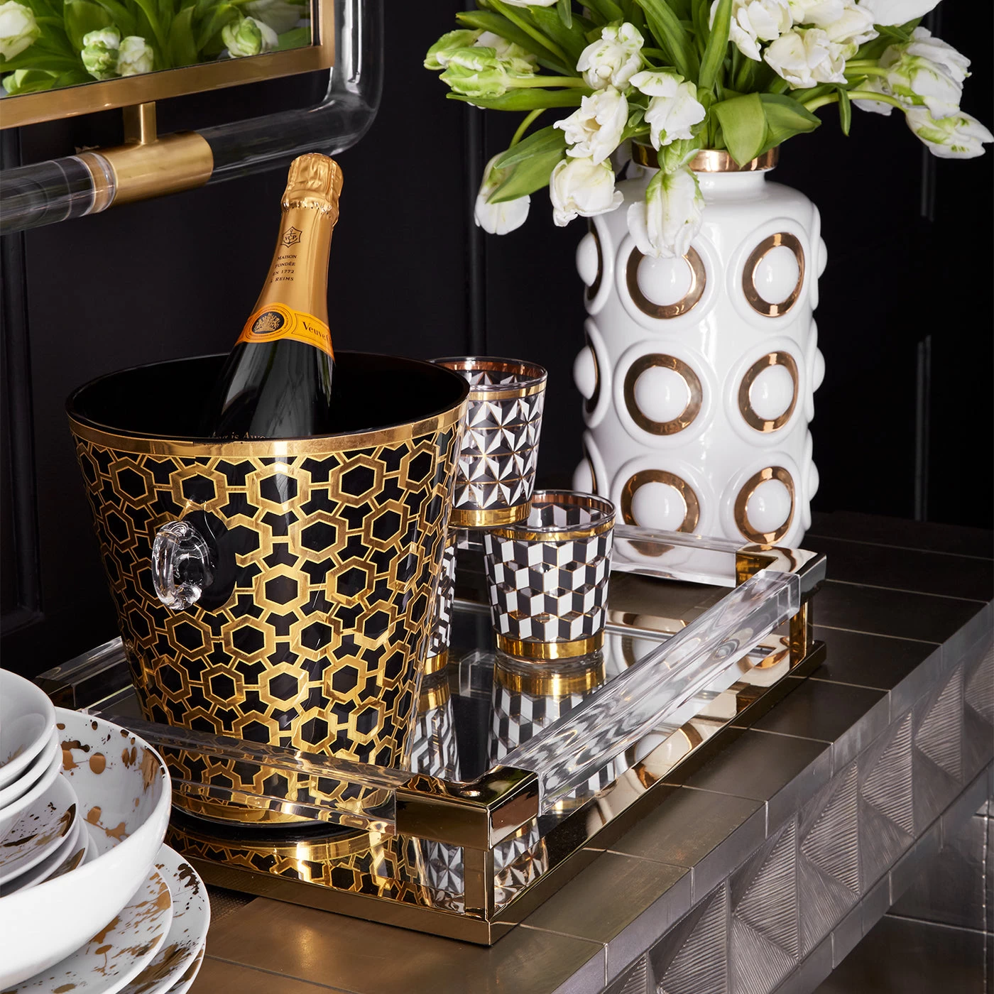 Jonathan Adler Futura Circles Vase 7 Jonathan Adler Futura Circles Vase - Image 7