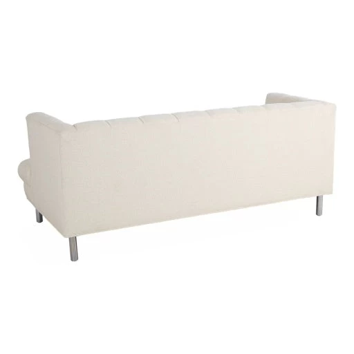 Jonathan Adler Baxter Serpette Ivory T-Arm Sofa 4 Jonathan Adler Baxter Serpette Ivory T-Arm Sofa - Image 4