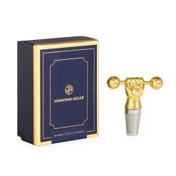 Jonathan Adler Barbell Bottle Stopper -Jonathan Adler Shop stopper barbell c